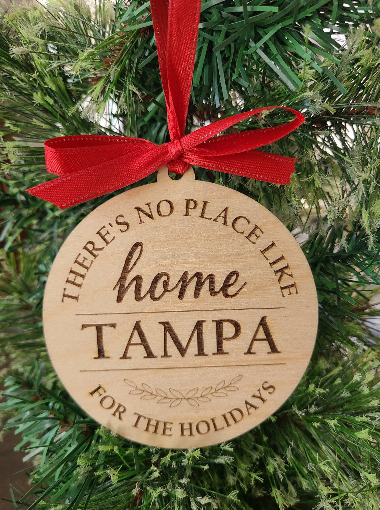 Hometown Wooden Ornaments | Zip Code Ornaments | Small Town | Texas